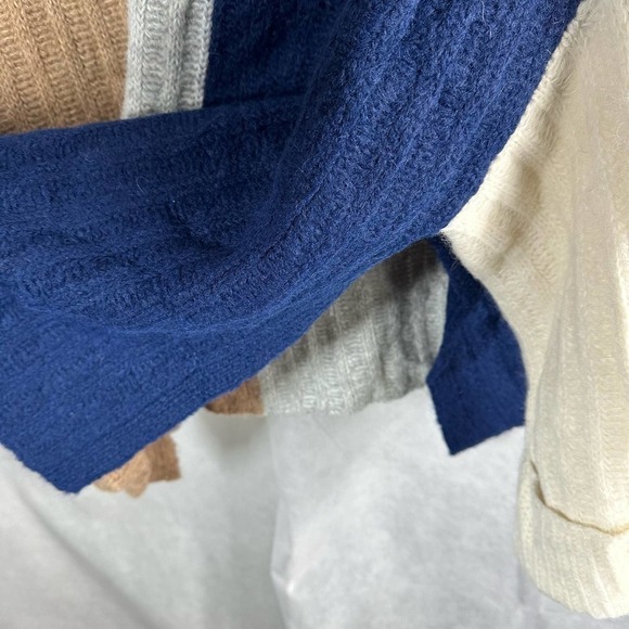 Eleven Six Talia Color Block Oversized Poncho Sweater Size M/L - Picture 14 of 15